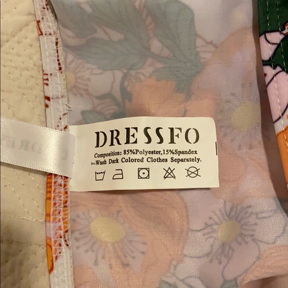 Dressfo High Waisted Floral Bikini Bottoms - Picture 5 of 5